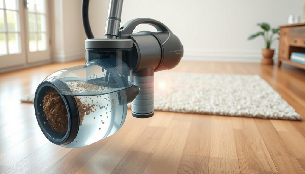 water filter vacuum cleaner how it works